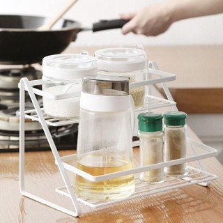 【🚚臺灣現貨】⏸赫裡家居HomelyHouse。 三角廚房置物架 調味罐廚房收納 調味料收納 瓶罐收納 廚房收納架