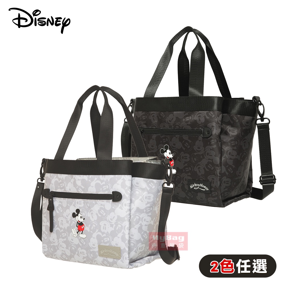 Disney 迪士尼 手提包 復古米奇 兩用手提包 多口袋 側背包 兩色 PTD21-C2-51 得意時袋