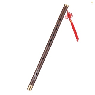 Yohi專業黑竹笛子長笛傳統手工中國音樂木管樂器c學習級琴鍵