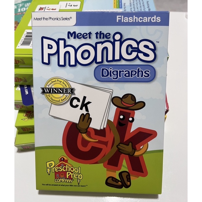 Preschool prep company - meet the Phonics - Digraphs 閃卡