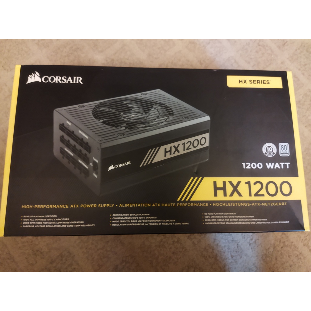 Corsair 海盜船 HX1200 模組電源線 二手 便宜 整包 完整盒裝