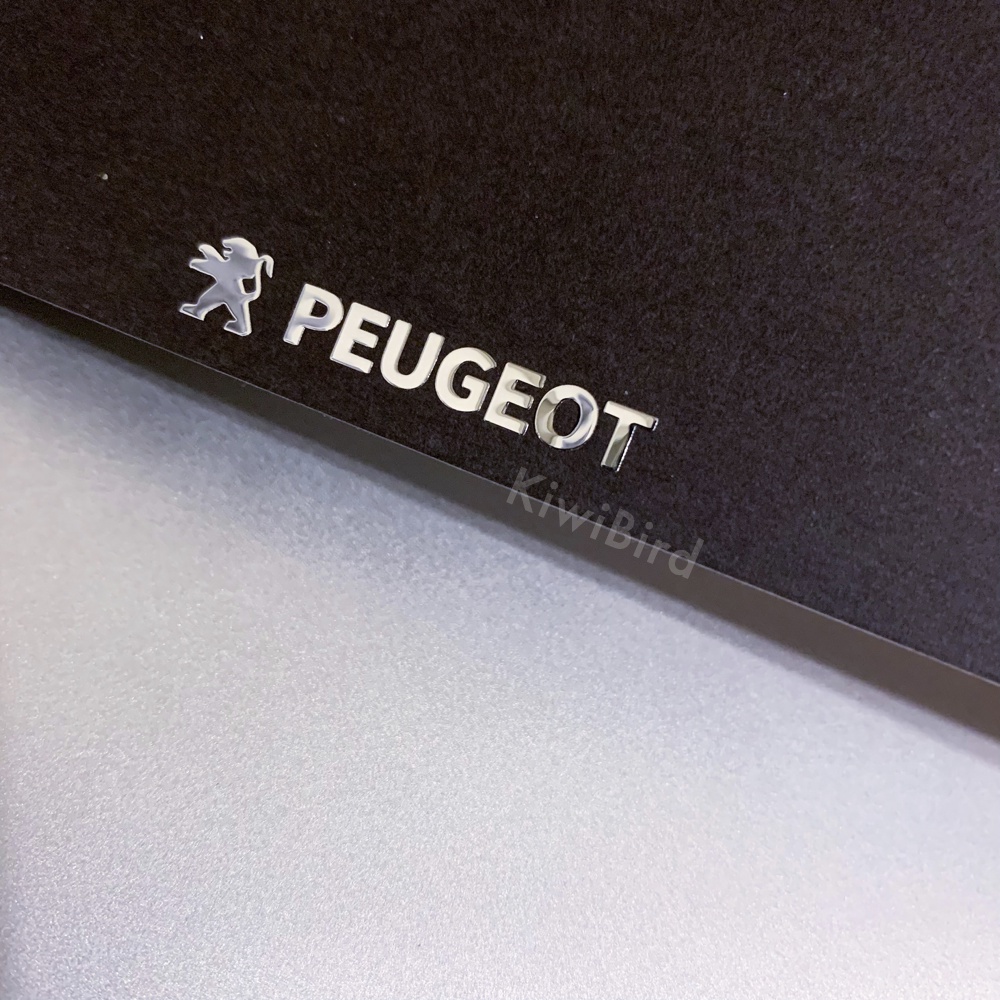 Peugeot 金屬貼｜4cm 隨意貼 車貼 金屬貼紙 轉印貼紙 內飾貼紙 儀錶 中控 寶獅 3008 2008 質感推