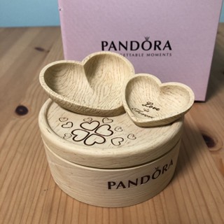 Pandora 潘朵拉 木紋質感音樂盒 情人節限定款