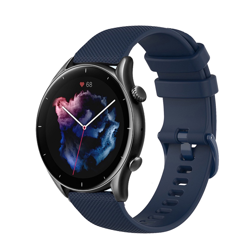 【SPG】適用於華米 amazfit gtr 3 Pro GTR3 gtr-3 錶帶網格圖案矽膠錶帶 22 毫米錶帶手鍊