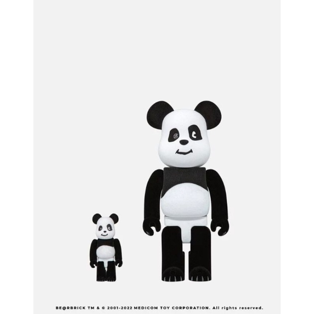 Be@rbrick clot panda 400% 100% 熊貓