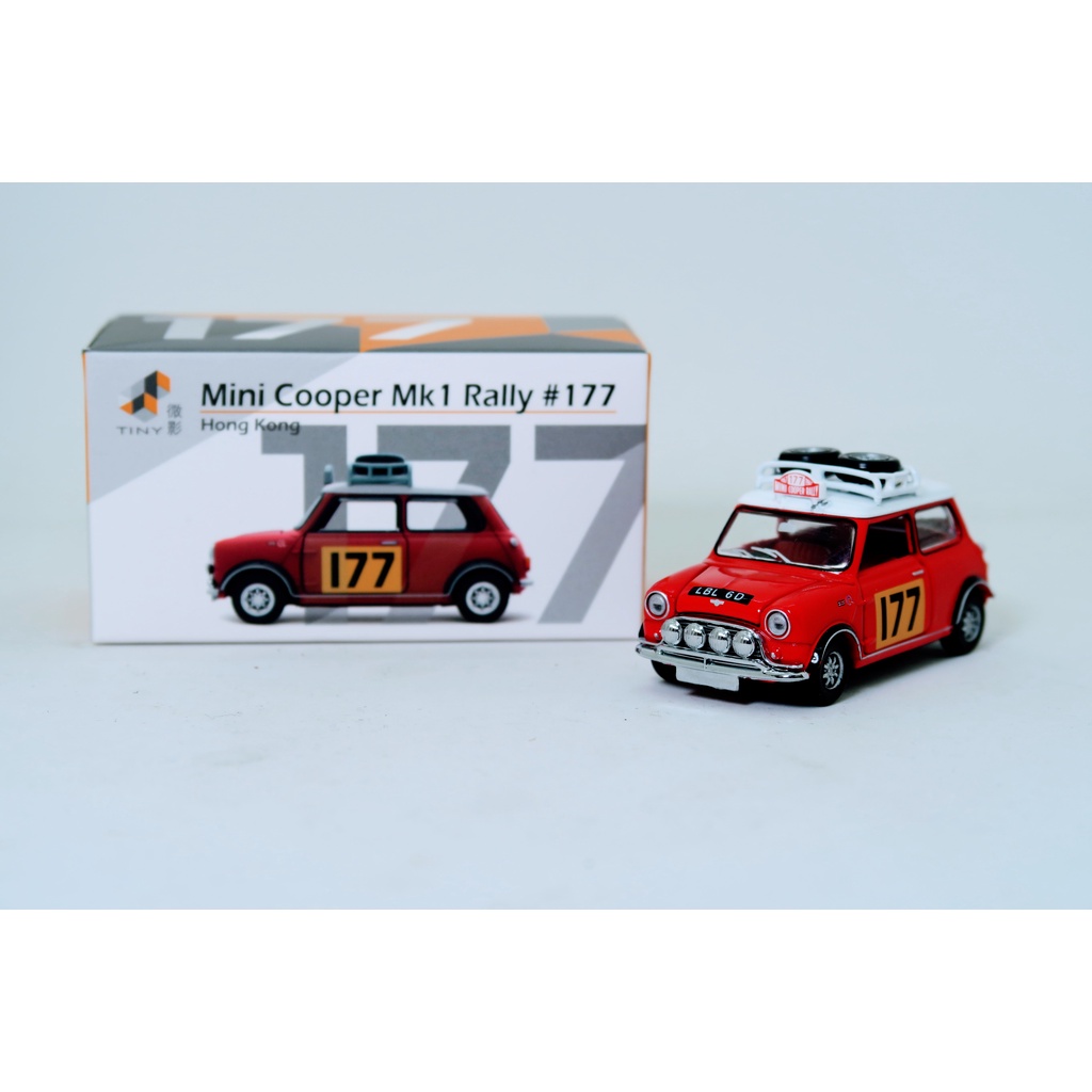 【微影TINY】Mini Cooper MK1 RALLY #177 迷你越野賽 177號 1/50