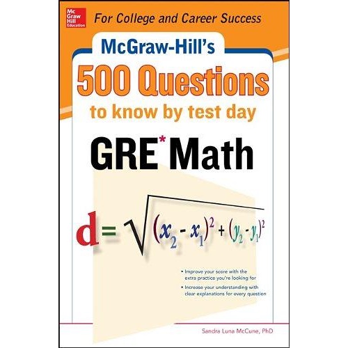 McGraw-Hill's 500 GRE Math Questions to Know by Test Day / Sandra Luna McCune eslite誠品