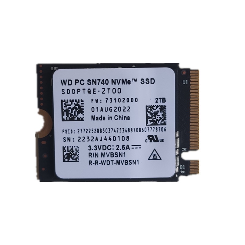 新品未使用 WD SN740 NVMe SSD M.2 2230 2TB 未開封