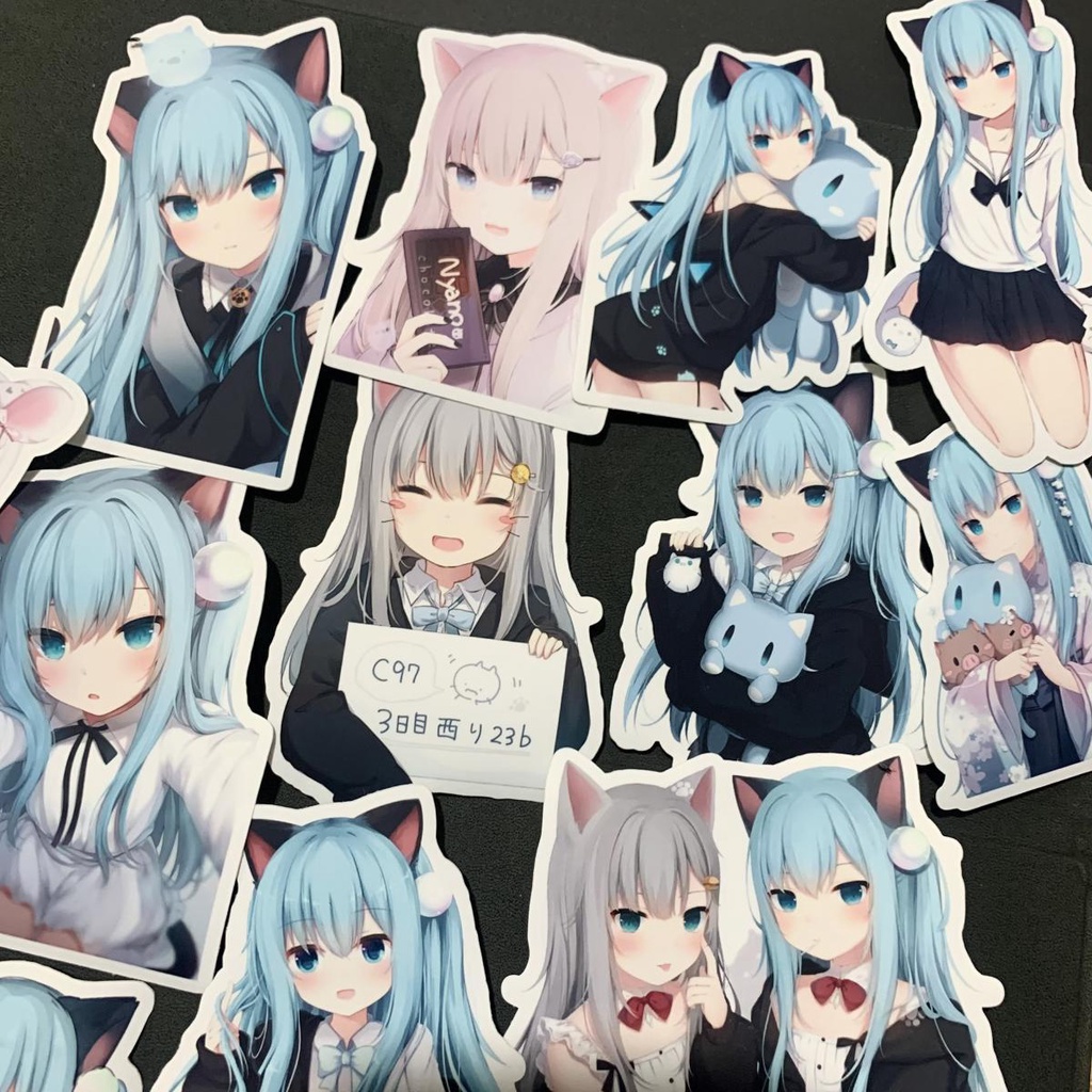 正規品 未開封 甘城なつき Nachoneko なちょ 猫羽 雫 抱き枕カバー
