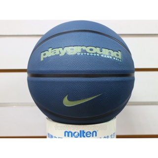 (布丁體育)公司貨附發票 NIKE PLAYGROUND 籃球 室外專用球 深藍色 標準7號尺寸 國小5號尺寸