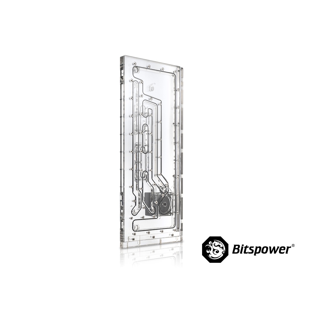 Bitspower O11Dynamic XL ROG 聯力機殼正裝透明含馬達帶RGB燈光水道板