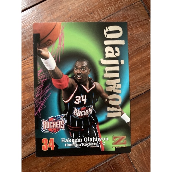 NBA 火箭隊 Olajuwon 歐拉朱萬 籃球卡