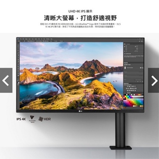 LG 32UN880-B 32型【4K智慧懸浮螢幕】Type-C/HDR10/內建喇叭/Ergo智慧支架