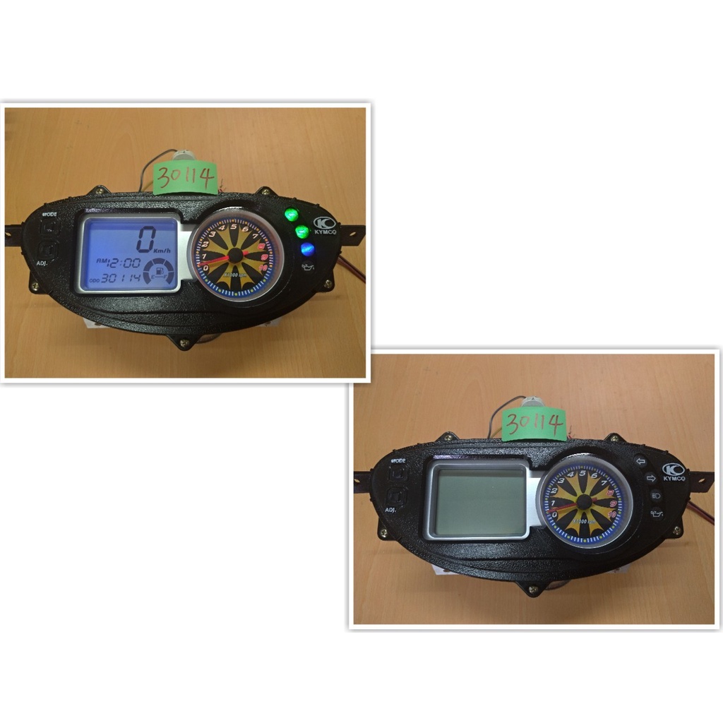 (中一儀表) GP125 化油 二手儀表板 偏光摸更換 與按鍵更換 保固三個月