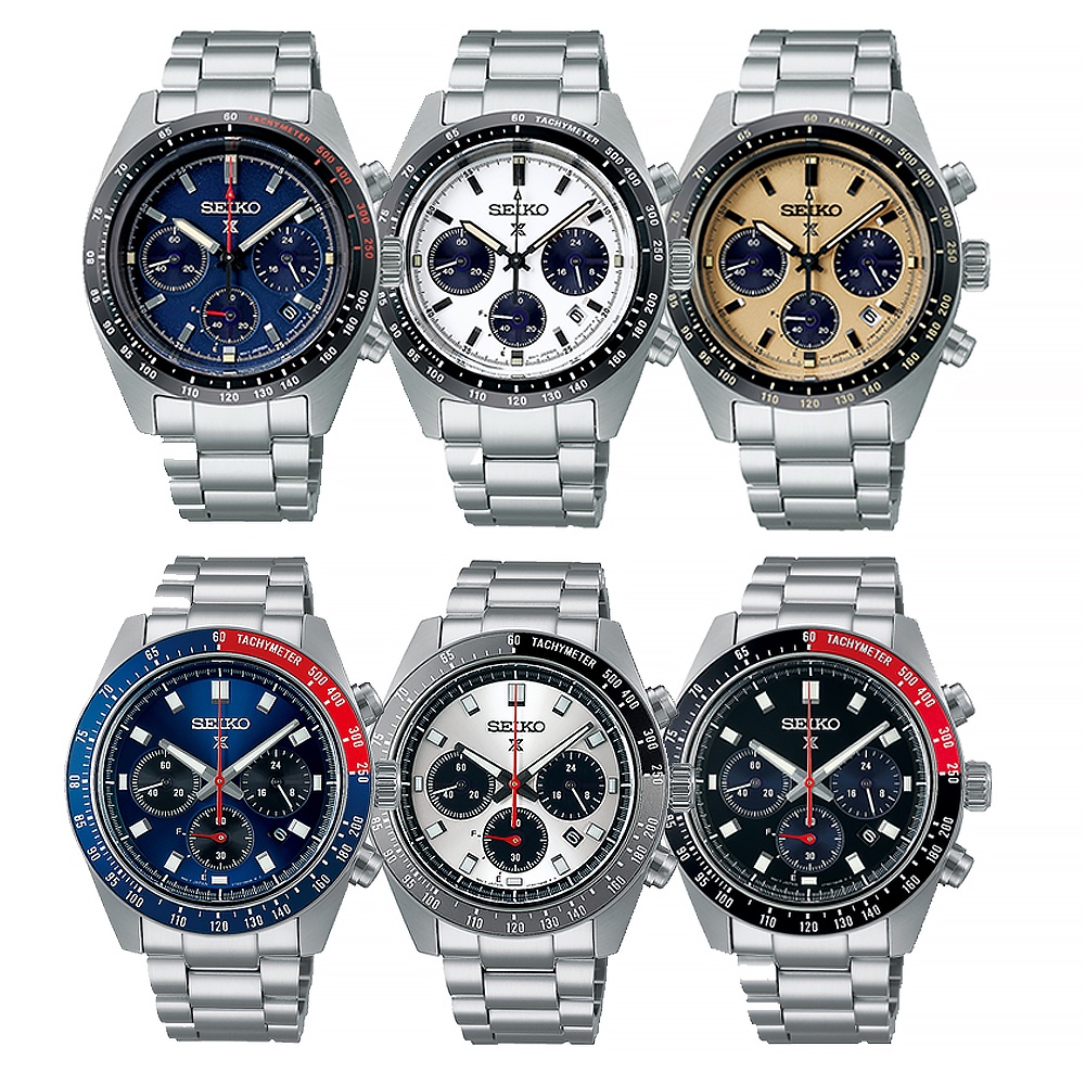 SEIKO精工Speedtimer太陽能計時錶款 熊貓錶 9款可選 台灣公司貨SSC813P1/SSC911P1升級加大