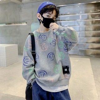 120-170CM 童裝 男童大學T中大童長袖上衣 春秋洋氣T恤 長袖休閒百搭上衣帥氣打底衫