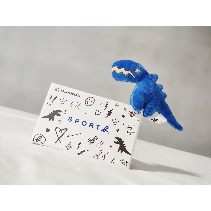 Agnes b SPORT b.恐龍造型悠遊卡 藍色恐龍 小b恐龍 悠遊卡恐龍鑰匙圈