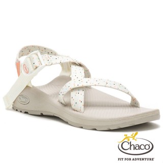 【美國 Chaco】送》女 款 越野紓壓運動涼鞋(標準款) Z/CLOUD/厚底足弓涼鞋 戶外拖鞋 奶油碎片 ZLW01