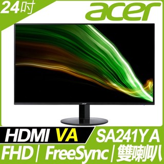 acer SA241Y A 超薄螢幕(24型/FHD/HDMI/喇叭/VA) ACER SA241Y A