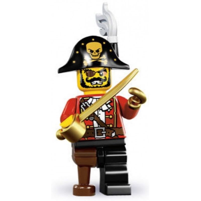 樂高 LEGO 8833 第8代 人偶包 15號 海盜船長 全新未拆封
