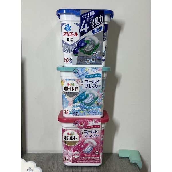 P&amp;G 寶僑 日本2022最新版 4D洗衣球 12顆盒裝 洗衣凝膠 洗衣膠球
