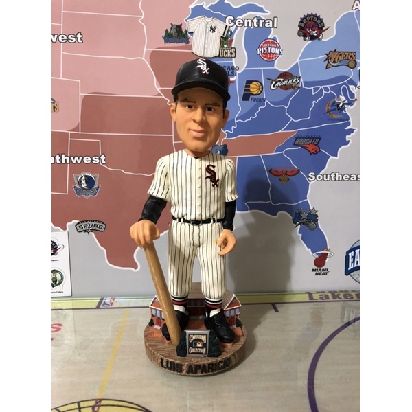 MLB公仔 芝加哥白襪隊Luis Aparicio 搖頭娃娃 美國職棒名人堂系列 Foco 人偶 模型