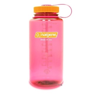 【NALGENE】1000ml寬嘴運動水壺 火鶴粉 (登山健行水瓶)