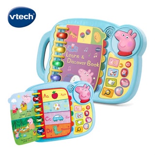 【蝦米美日】美國原裝正版 Vtech 粉紅豬小妹 字母故事啟蒙學習書 peppa 佩佩豬遊戲書 生日禮物