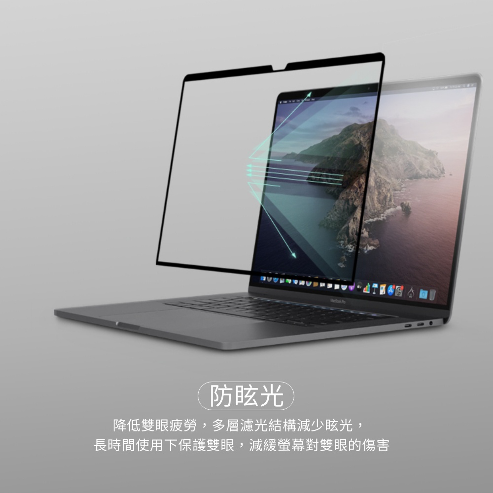 Moshi iVisor AG 防眩光 2018 MacBook Air 13吋 Retina款 霧面螢幕保護貼