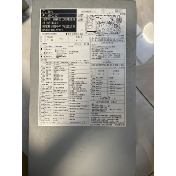 日立變頻冷氣主機板［故障品］