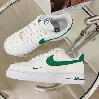 S.G NIKE AIR FORCE DQ7658- DQ7582-101 40週年 男女鞋 奶油白 復古綠 金扣 小勾
