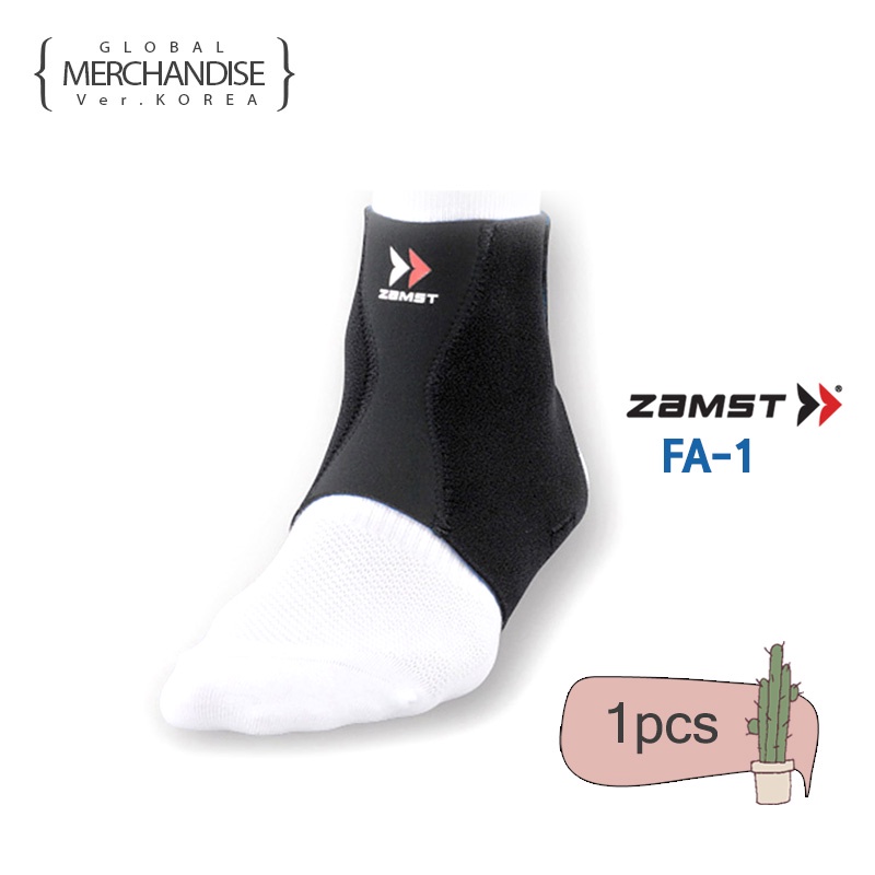 Zamst FA-1 腳踝保護器軟支撐器全腳踝支撐網球高爾夫騎行健身籃球運動