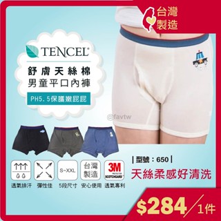 男童內褲 臺灣製現貨/ 男童平口褲 / 兒童內褲 / 男童四角褲 / 四角內褲 / 型號:650【FAV】