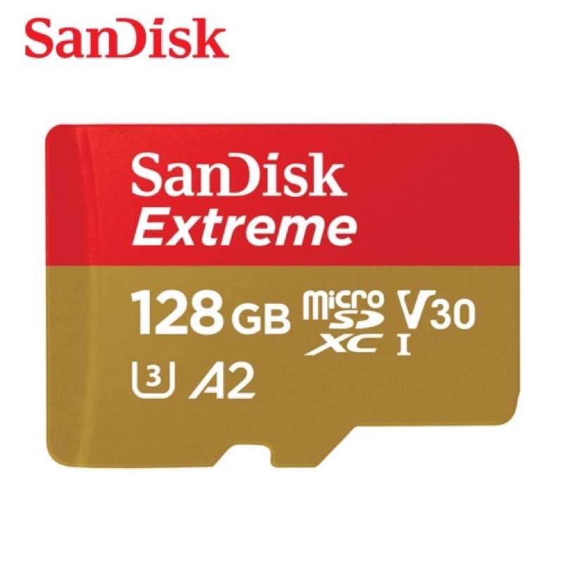 SanDisk 128G Extreme MicroSDXC (A2 V30 U3) 高速記憶卡