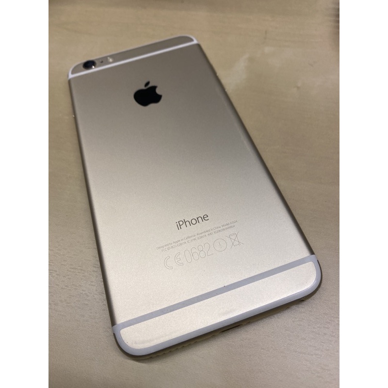 【二手特賣】iPhone 6 plus 128G 金色 5.5寸,附原廠全新外盒及保護貼