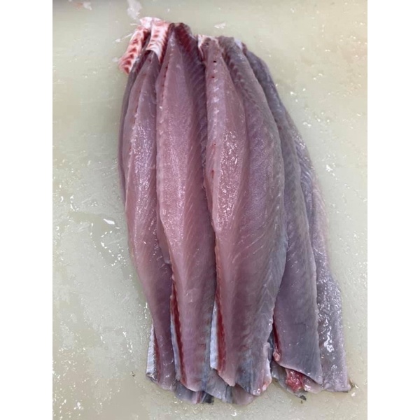 水產鹹水養殖虱目魚帶厚肉去刺魚皮300g 零售～（批發）每天新鮮現殺真空包裝