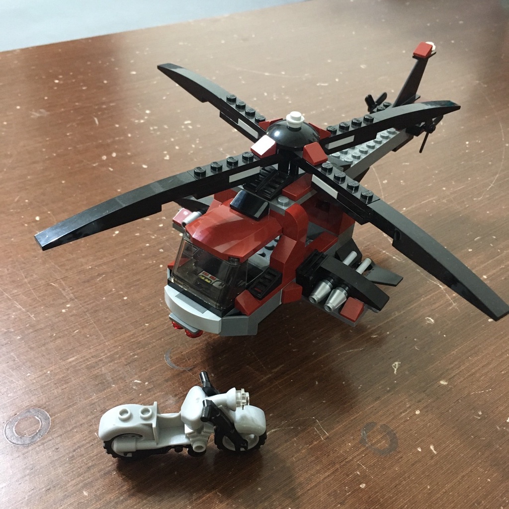 【🐶狗在一塊🐶】LEGO 樂高 6866 死侍直升機+金鋼狼摩托車 不含說明書