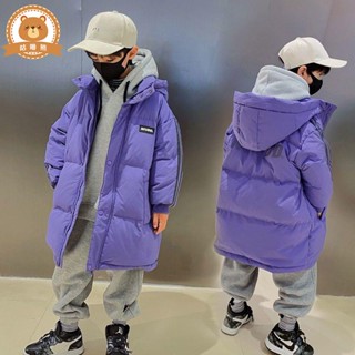 男童羽絨服 兒童棉服 男童外套 兒童羽絨棉服男童2023新款洋氣中大童冬裝中長款加厚洋氣棉襖外套