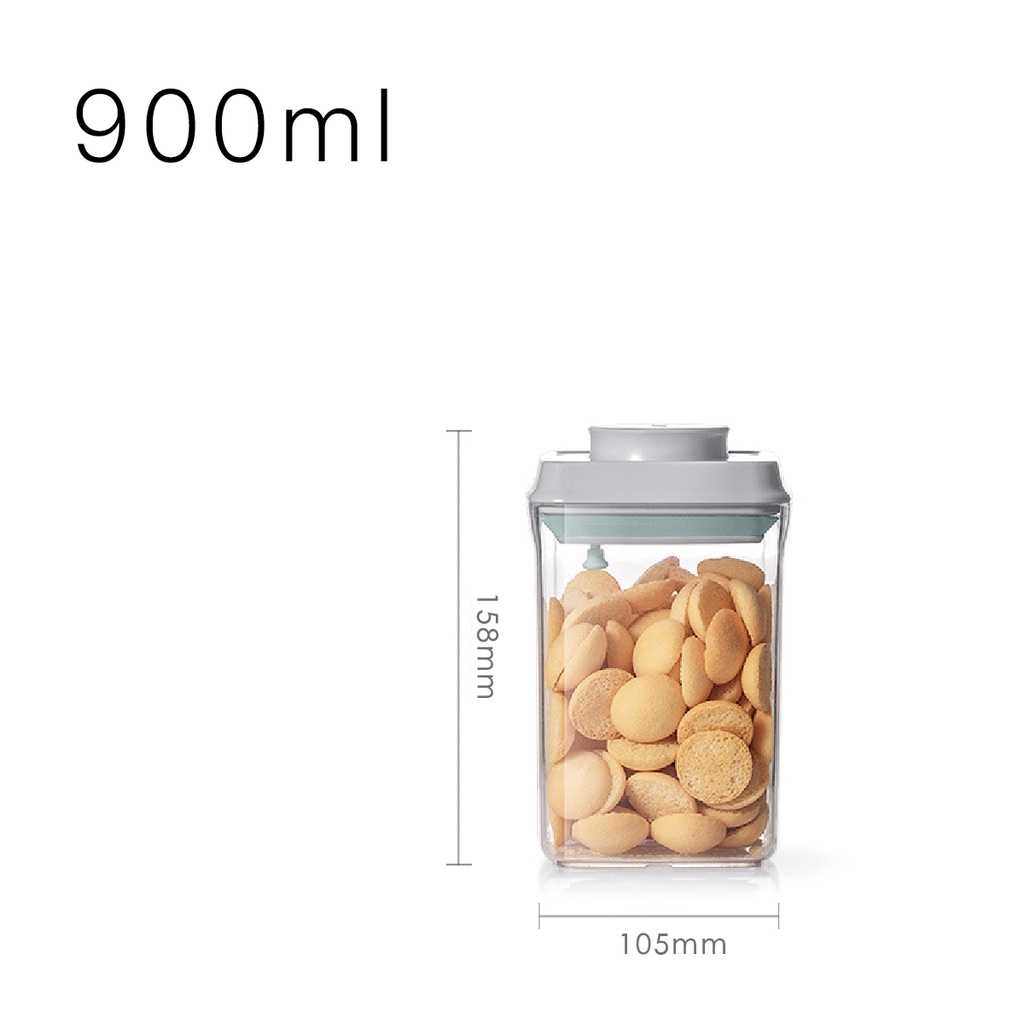 飛鳥精品《飼料密封罐》現貨🔥900ml 真空罐 飼料罐 保鮮盒 收納罐 零食餅乾罐 儲物罐 防潮罐 調味罐