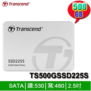 【3CTOWN】含稅 創見 SSD225S 500G 500GB SATA SSD固態硬碟 TS500GSSD225S