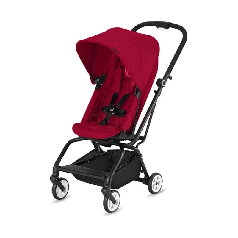 全新紅色⭐Cybex Eezy S Twist 嬰幼兒手推車⭐嬰兒車 加贈杯架、提籃轉接器