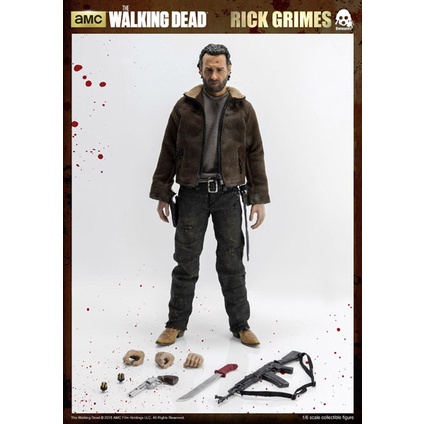 THREE ZERO 陰屍路 行屍走肉 The Walking Dead 瑞克 格萊姆斯 Rick Grimes 1/6