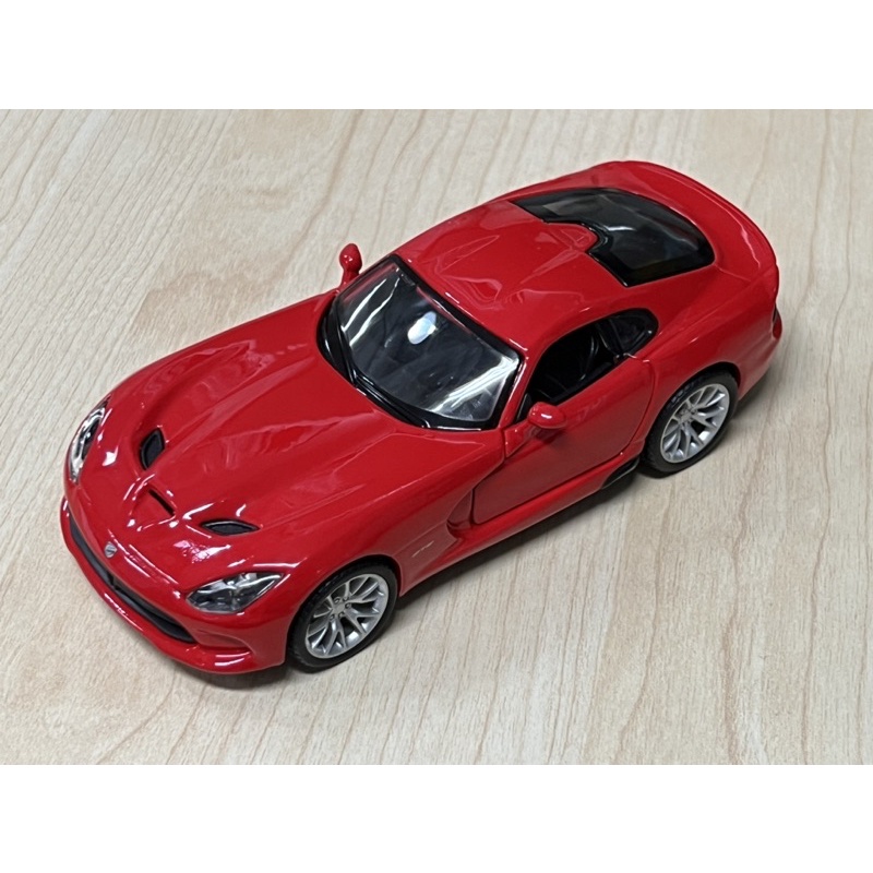 二手近全新 紅色 Burago 比美高 1:32 1/32 道奇 Dodge SRT Viper GTS 模型車 玩具車