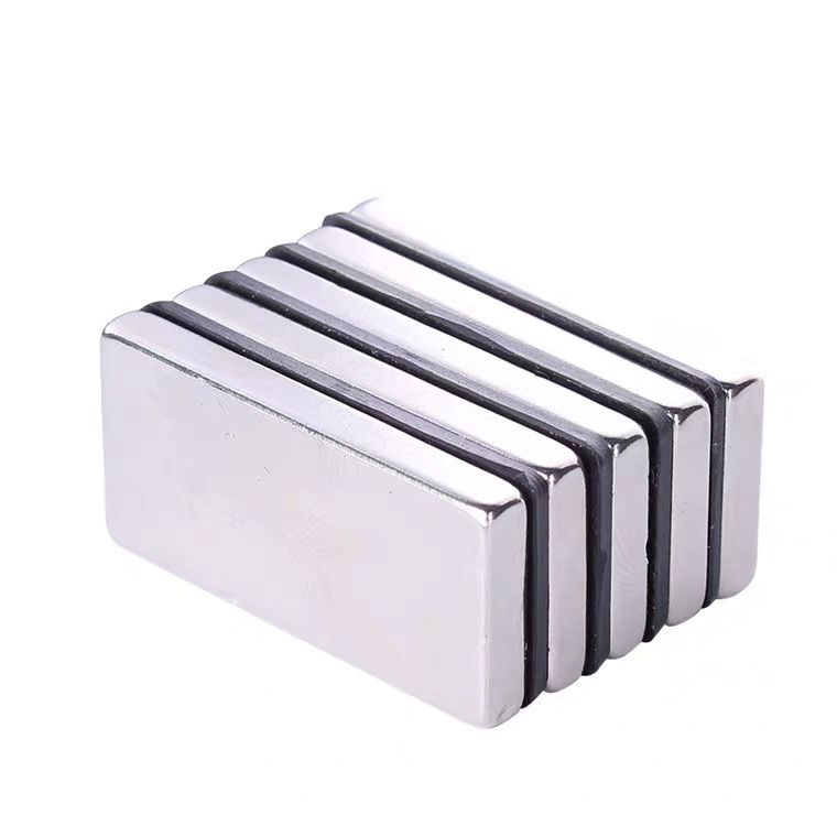 釹鐵硼強力磁鐵超強小磁鐵片吸鐵石長方形40MM帶孔磁高強力度條形