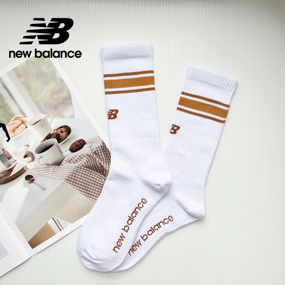 【New Balance】NB長襪_中性_白色_LAS22261WT