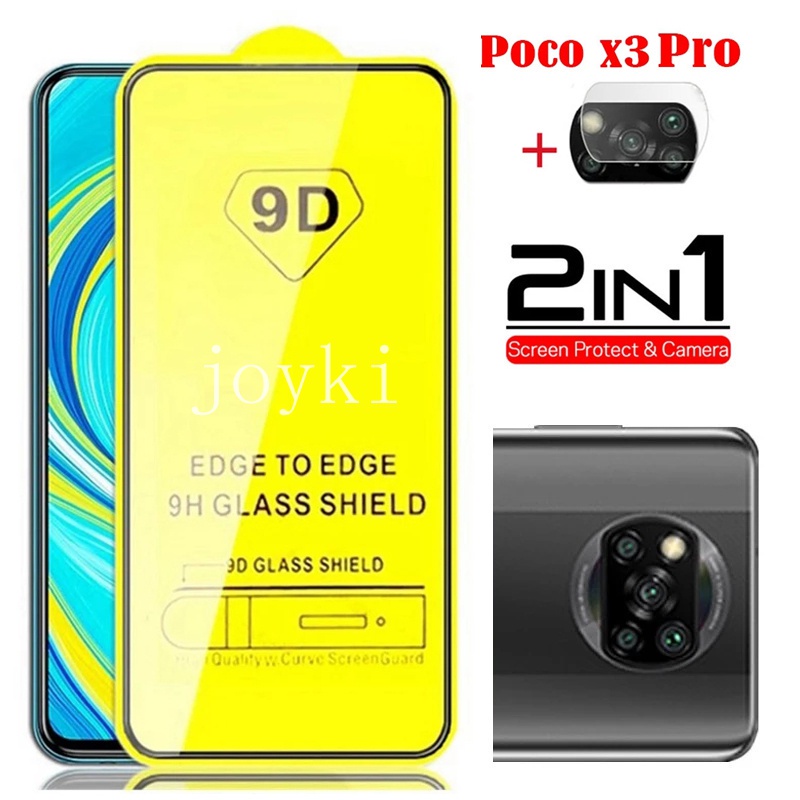 滿版鋼化玻璃保護貼適用於小米 Poco X3 Pro M3 Note 10 Lite Redmi Note 10 Pro