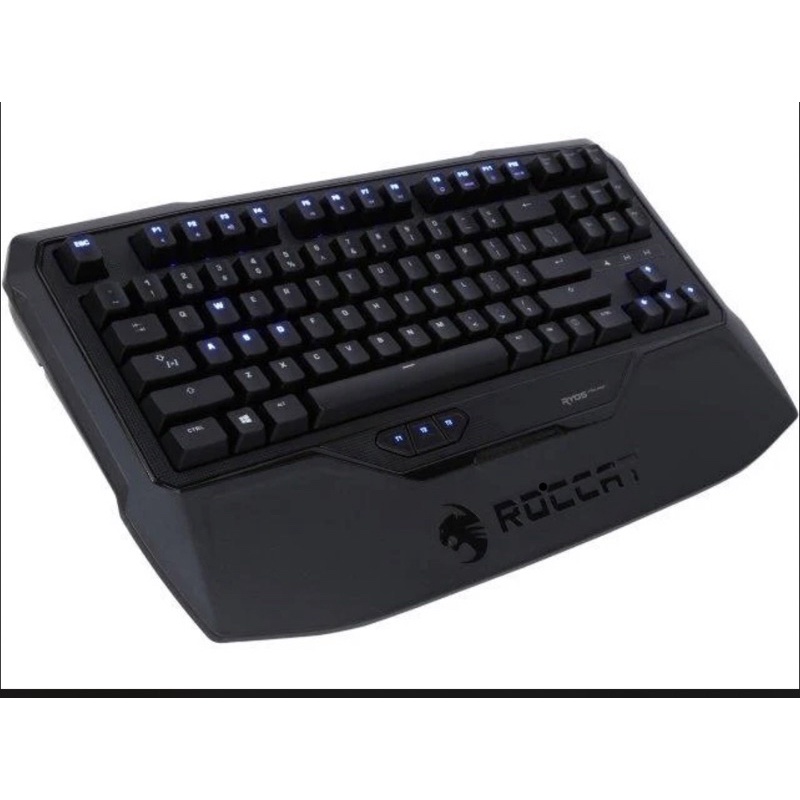 二手ROCCAT RYOS TKL PRO 87鍵機械式鍵盤/青軸/中文