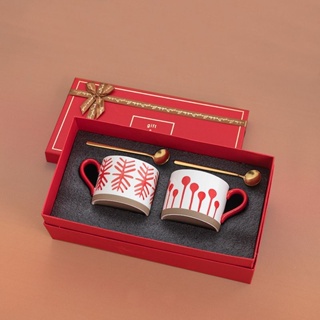 日式 馬克杯 情侶 一對 精緻 咖啡 對杯 套裝 新婚 創意 水杯 高檔 禮盒裝 新款 日式情侶杯 創意咖啡杯套裝