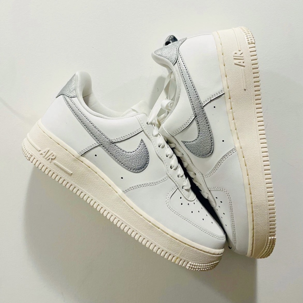 【Leein】Nike Air Force Low Silver Swoosh 銀蔥勾 AF1 DQ7569-100