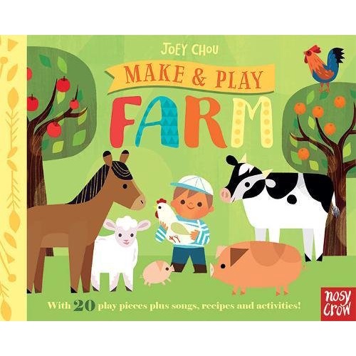 Make And Play: Farm(硬頁書)/Joey Chou Make and Play 【禮筑外文書店】